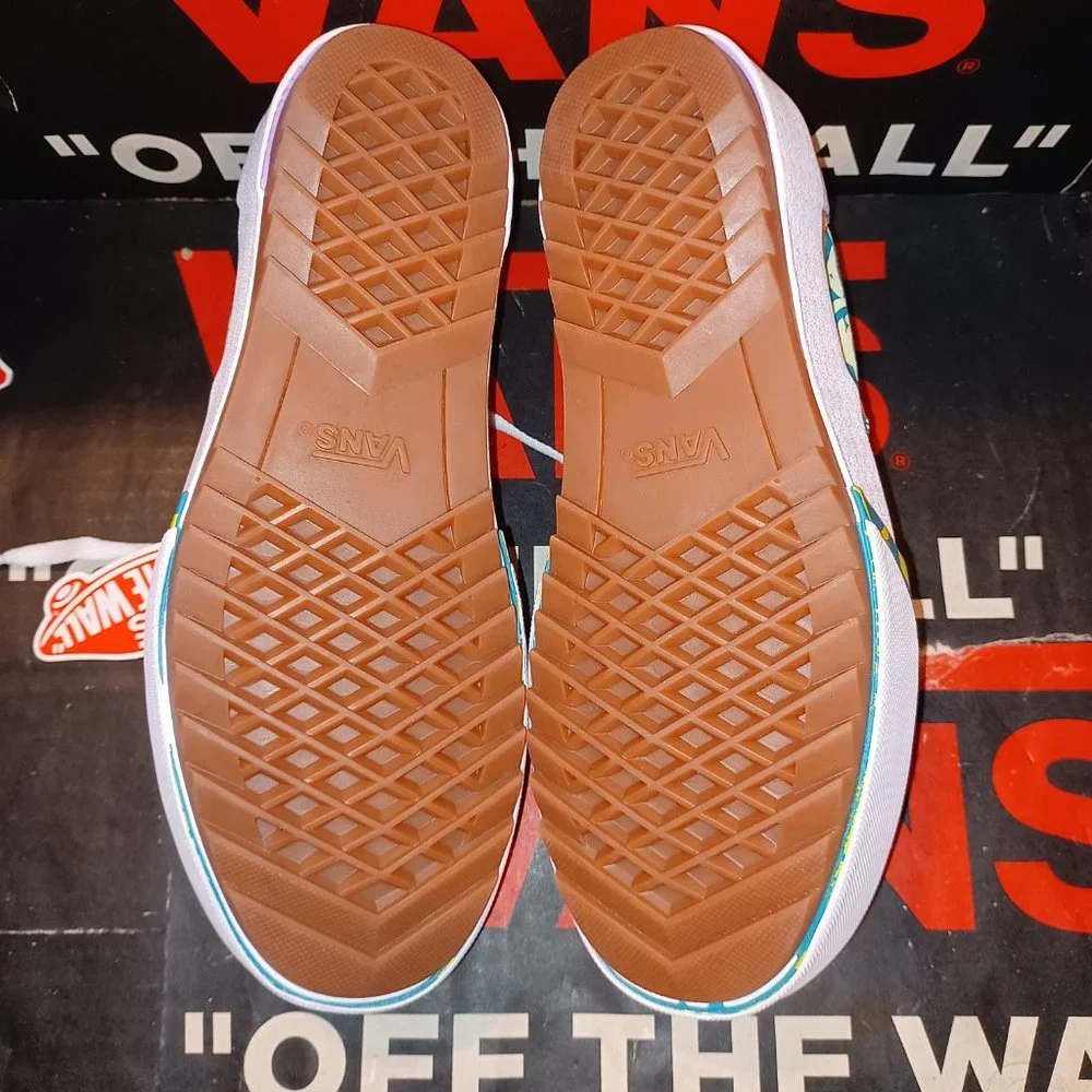 Vans Men's 3.5/Women's 5 Era Stacked Wavy Daze Tile Blue - VN0A4BTOCE5